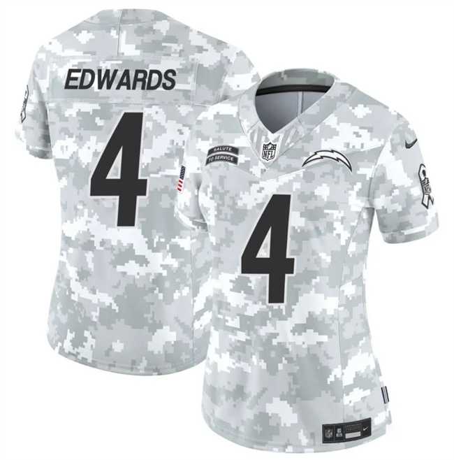 Women's Los Angeles Chargers #4 Gus Edwards 2024 F.U.S.E Arctic Camo Salute To Service Limited Stitched Jersey Dzhi,We sell and wholesale Women's Los Angeles Chargers #4 Gus Edwards 2024 F.U.S.E Arctic Camo Salute To Service Limited Stitched Jersey Dzhi on line form chian!
